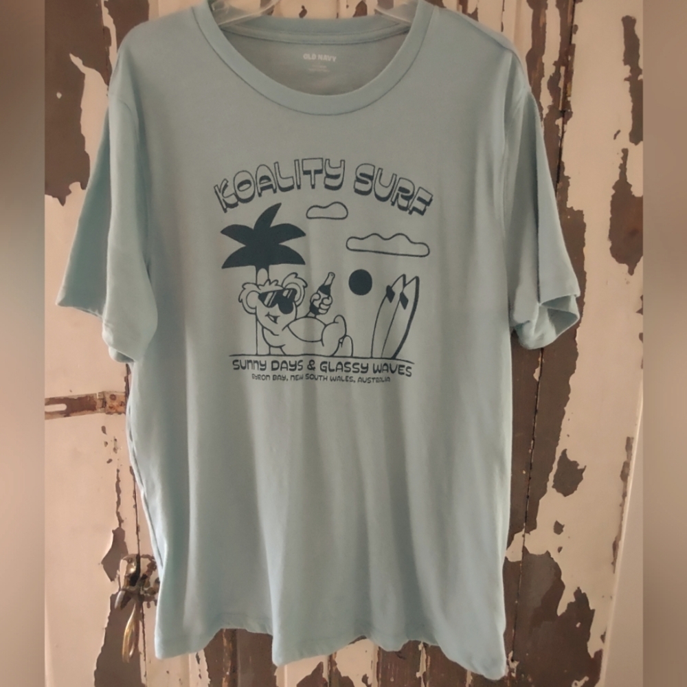 KOALITY SURF SOUTH WALES AUSTRALIA, GREEN SURF SHIRT, LARGE